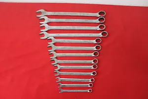 MATCO TOOLS 13pc SAE. STANDARD LONG COMBO 12 POINT WRENCH SET 1/4" TO 15/16" - Picture 1 of 8