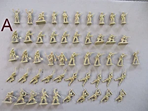 1/72 LOT DE 51 FIGURINES AIRFIX 01711 GERMAN AFRIKA KORPS WWII HO OO - Imagen 1 de 2