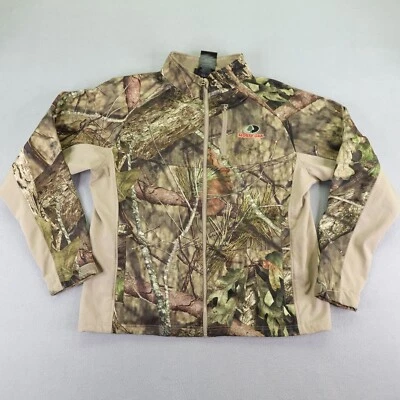 Mossy Oak Jacket Womens Large Brown Camo Break Up Country Softshell Hunting ^ - Image 1 of 4