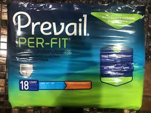 LARGE Prevail Per-Fit Adult Underwear Heavy Absorb Pull On  Pack of 18 - Picture 1 of 1