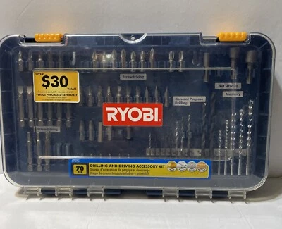 Ryobi 70 Pcs Drilling And Driving Kit - Imagem 1 de 3