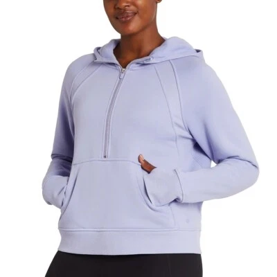 Danskin XL Half Zip Hoodie Pullover Active Shirt Activewear Sweatshirt Thumbhole - Image 1 of 4
