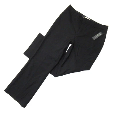 Pantalones Pantalón Pantalón Banana Republic Martin Calce Negro Lana Elástica 12s Nuevo con Etiquetas Foto 1 de 4