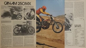 1974 Can Am 250 MX2 4p Motorcycle Test Article - Picture 1 of 1