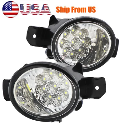 Luces antiniebla LED para parachoques Nissan Altima Máxima Rogue Versa Infiniti QX60 2x Foto 1 de 4