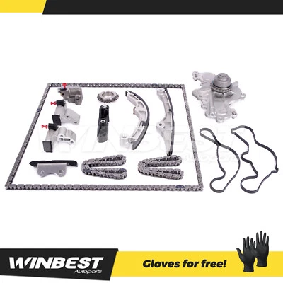 Timing Chain Kit Water Pump for 07-10 Mazda CX-9 Ford Taurus Lincoln MKZ 3.5L  - Image 1 of 4