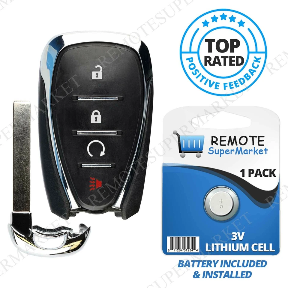 Replacement for HYQ4EA 2017 2018 2019 Chevrolet Cruze Remote Start Fob 433mhz Foto 1 de 1