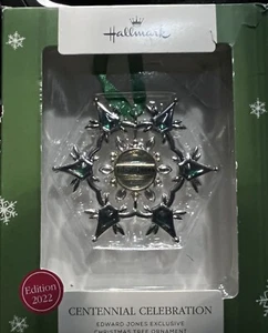 Edward Jones Hallmark 2022 Centennial Celebration Christbaumschmuck - Bild 1 von 3