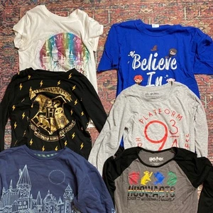 Bundle of 6 girls Harry Potter HP tops size 14/16 XL long & short sleeve GUC - Picture 1 of 21
