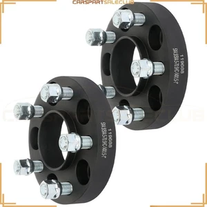 2 X 1" (25mm) 5x4.5 14x1.5 Studs Wheel Spacers For Ford Mustang 2.3L 2015-2018 - Picture 1 of 11