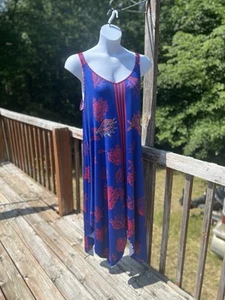 India Boutique NWT Women’s Long Dress/Cover One Size Rhinestone Accents K-47 - Picture 1 of 9