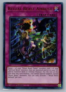 Ritual Beast Ambush, First Edition, Legendary, Ultra Rare, Yu-Gi-Oh! - Picture 1 of 2