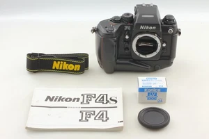 LCD NO Leak [ MINT /strap ] Nikon F4 F4S MB-21 Body SLR Film Camera From JAPAN - Picture 1 of 14