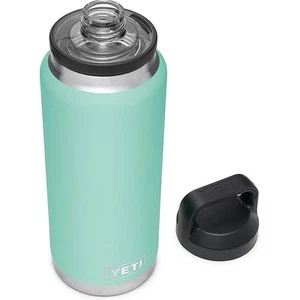 Yeti Rambler 36 oz - SEAFOAM - Bottle with Chug Cap - NEW - Picture 1 of 1