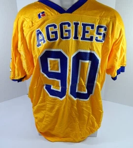 North Carolina A&T Aggies #90 Game Used Yellow Basketball Jersey 3XL DP46715 - Imagen 1 de 6