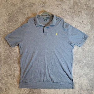 Camisa Polo Ralph Lauren Para Hombre 2XL Gris Manga Corta Golf Preppy Pony - Imagen 1 de 18