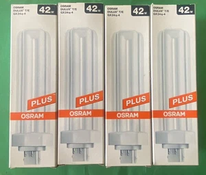 OSRAM PLUS DULUX 42W/830 3200Lm T/E GX24q-4 Warm White 4 X PACK - Picture 1 of 5