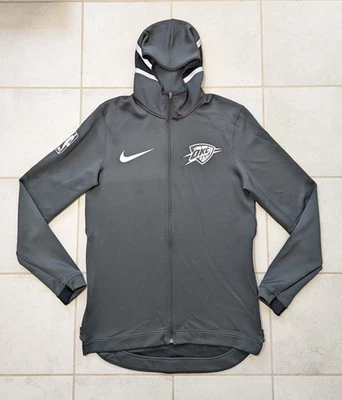Nike Men's Large Tall Oklahoma City Thunder OKC Team Issue Zip Hoodie Engineered - Image 1 of 4