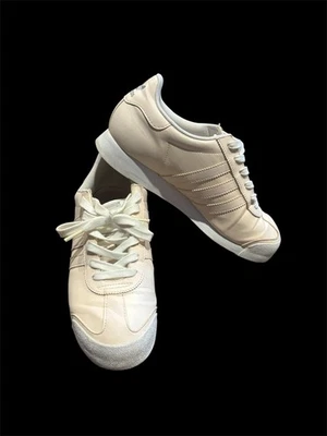 ADIDAS Samoa Sneakers Blush Light Pink WOMENS Running Leather Sports Shoes Sz 8 - Image 1 of 4