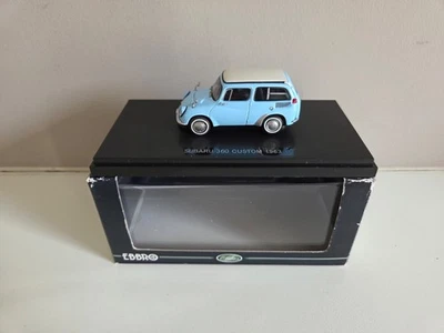 Ebbro 1/43 Subaru 360 Custom - Blu/Crema - 1963 - 43626 - Immagine 1 di 4