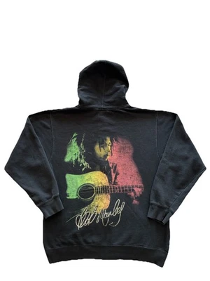 Sudadera con Capucha Bob Marley Reggae Zion Hippie Envejecida Para Hombre M Sudadera con Capucha Foto 1 de 4