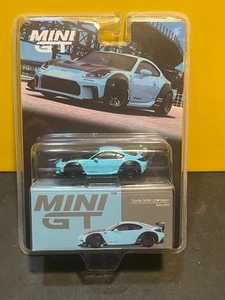 1/64 MINI GT TOYOTA SUPRA GR86 CARROCERÍA ANCHA LB NATION AZUL BEBÉ - Imagen 1 de 2