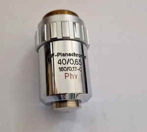 GF-Planachromat 40/ 0,65 160/ 0,17-C Phv Mikroskop Objektiv - Bild 1 von 4