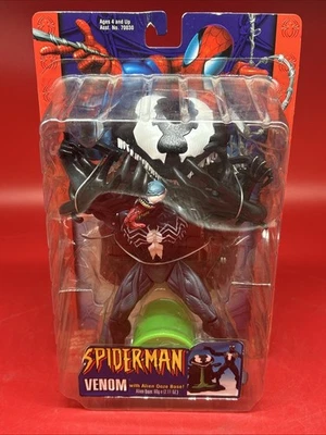Figura de acción Toy Biz Spider-Man Classics Venom con base Alien Ooze de colección 2002 NUEVO Foto 1 de 3