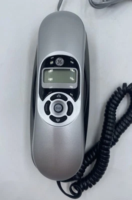 Teléfono con memoria GE Trimline 29265EE1-A con identificación de llamadas en espera teléfono con cable Foto 1 de 4