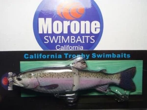 Swimbaits DOS Morone Bass Steelhead Trucha 7 Pulgadas Deslizamiento Cebo Swimbait Striper - Imagen 1 de 4