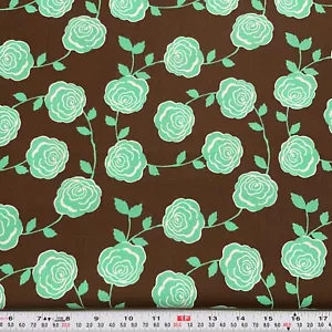 Into The Woods by Vanessa Goertzen for Moda Floral Brown Cotton by the HALF YARD - Picture 1 of 2