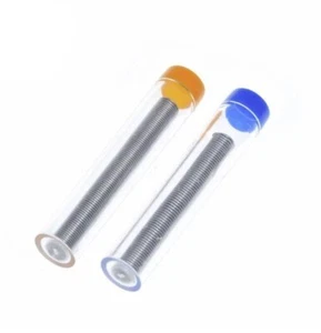 Alambre de soldadura núcleo de pasina de plomo de lata 20 g 1,0 mm 2% carrete de flujo soldadura contenido de lata 45 - Imagen 1 de 3
