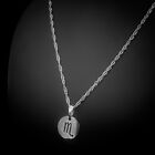 Unisex Trendy 12 Constellation Zodiac Charms Pendant Necklace Jewellery Gift UK