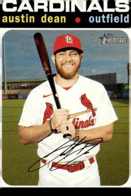 2020 Topps Heritage #579 Austin Dean - Image 1 of 2