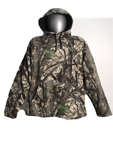 Gander Mountain Guide Series Hooded Fleece Camo Jacket XL Archery Turkey Hunt