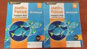 Math in Focus Singapore Math First Grade 1 (Both 1A and 1B) Workbook ~ 2015 - Picture 1 of 3