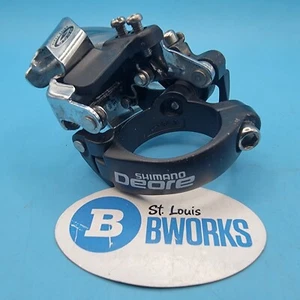 Shimano Deore FD-M510 Triple MTB Front Derailleur 34.9mm Dual Pull Mega 9 l30 - Picture 1 of 5