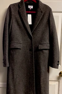 NWT Uniqlo Women Wool Nylon Coat Grey Size S - Picture 1 of 12
