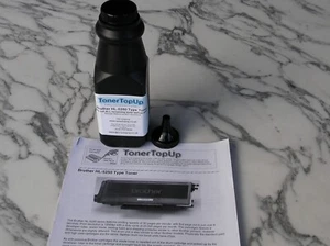 Flasche Toner Refill für Brother HL-5250, 5270 TN-3170 TN-580 TN-550 TN-3130 - Bild 1 von 2
