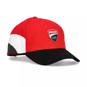 2022 Cappello Cappello Baseball Distintivo Ducati Corse Adulti - ROSSO - Merch Ufficiale UK STOCK - Foto 1 di 2