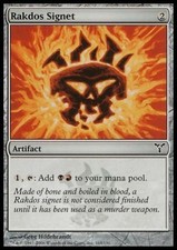 1x RAKDOS SIGNET - Rare - Eternal/Dissension - MTG - NM - Magic the Gathering