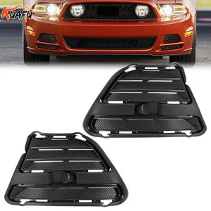 KUAFU Fog Light Cover Set For Ford Mustang 2013-2014 #FO1039134 #FO1038134 Pair - Picture 1 of 21