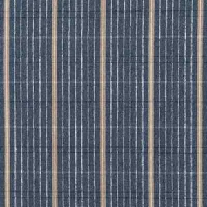 Alma Pacific Blue Performance Plaid Woven Pattern Upholstery Fabric by the Yard - Picture 1 of 3