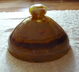Schöne mundgeblasene Glaskugel als Attrappe für eine Lampe - Bild 1 von 5
