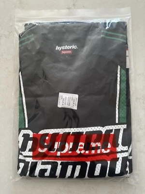 Size L Supreme FW24 Hysteric Glamour Mesh Longsleeve Jersey Top Black IN HAND - Image 1 of 4