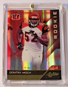 2011 Absolute Memorabilia Gold Spectrum novato Dontay Moch/25 Bengals Nevada - Imagen 1 de 1