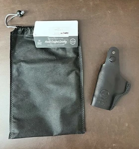 Custom Made Falco Black Left Handed Holster Kimber 1911 Crimson Carry ll 45 ACP - Picture 1 of 5