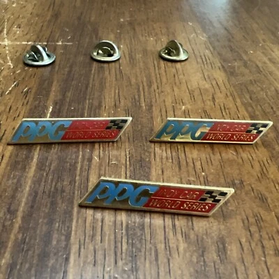 Lot Of 3 PPG Paints Indy Car World Series Pin Vintage - Image 1 of 4