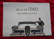 1958 FORD EDSEL - Original Sales Brochure