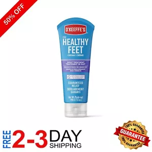 Overnight Relief Foot Cream - 7oz Hypoallergenic Treatment for Dry Cracked Feet - Picture 1 of 9